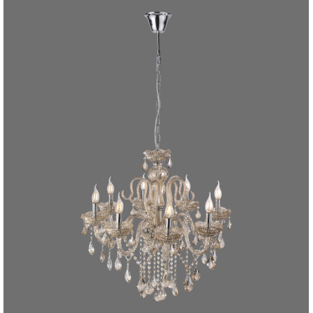 NOWOŚĆ 3081-97 GRACIA LAMPA WISZĄCA MOSIĄDZ ZUMA LINE