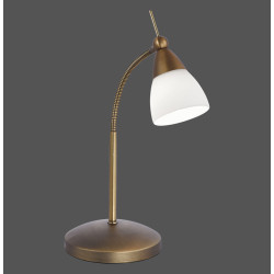 NOWOŚĆ 4001-11 PINO LAMPA STOŁOWA ANTYCZNY MOSIĄDZ ZUMA LINE