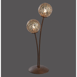 NOWOŚĆ 4032-48 GRETA LAMPA STOŁOWA RDZA/ZŁOTY ZUMA LINE