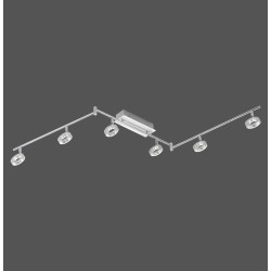 NOWOŚĆ 6787-96 SILEDA LAMPA SUFITOWA ALUMINIUM ZUMA LINE