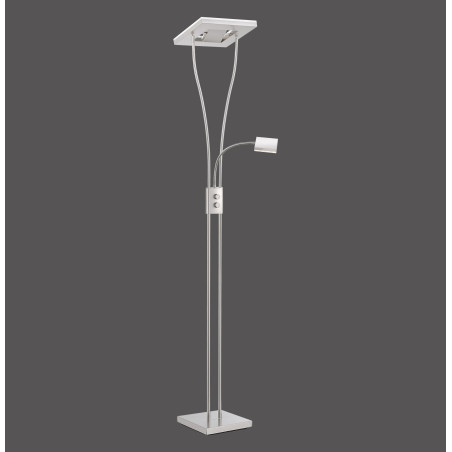NOWOŚĆ 11776-55  HELIA LAMPA PODŁOGOWA STALOWY ZUMA LINE