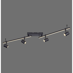 NOWOŚĆ 6525-18 BARIK LAMPA SUFITOWA CZARNY ZUMA LINE
