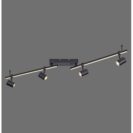 NOWOŚĆ 6525-18 BARIK LAMPA SUFITOWA CZARNY ZUMA LINE