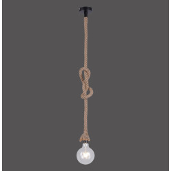 NOWOŚĆ 15481-18 ROPE LAMPA WISZĄCA BRĄZOWY ZUMA LINE