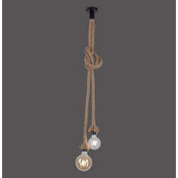NOWOŚĆ 15482-18 ROPE LAMPA WISZĄCA BRĄZOWY ZUMA LINE