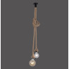 NOWOŚĆ 15482-18 ROPE LAMPA WISZĄCA BRĄZOWY ZUMA LINE