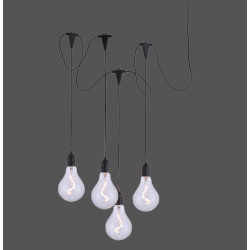 NOWOŚĆ 19094-18 ENNI LAMPA WISZĄCA CZARNY ZUMA LINE