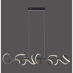 NOWOŚĆ 19033-18 CURLS LAMPA WISZĄCA CZARNY ZUMA LINE