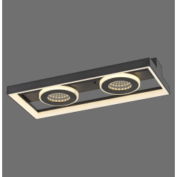 NOWOŚĆ 6854-18 TRAFORO LAMPA SUFITOWA CZARNY ZUMA LINE