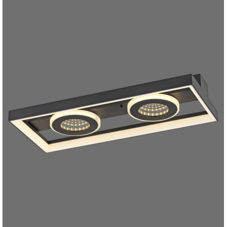 NOWOŚĆ 6854-18 TRAFORO LAMPA SUFITOWA CZARNY ZUMA LINE