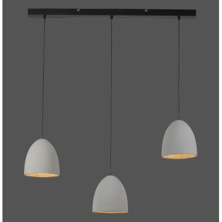 NOWOŚĆ 2233-22 ETON LAMPA WISZĄCA SZARY/CZARNY ZUMA LINE