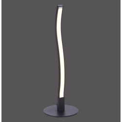 NOWOŚĆ 15128-18 WAVE LAMPA STOŁOWA CZARNY ZUMA LINE