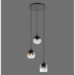 NOWOŚĆ 15424-18 ZEA LAMPA WISZĄCA CZARNY ZUMA LINE