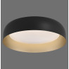 NOWOŚĆ 14215-18 OSKO LAMPA SUFITOWA CZARNY/ZŁOTY ZUMA LINE