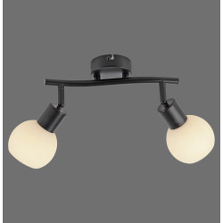 NOWOŚĆ 12151-18 LOKI LAMPA SUFITOWA CZARNY ZUMA LINE