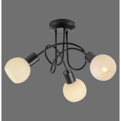 NOWOŚĆ 12153-18 LOKI LAMPA SUFITOWA CZARNY ZUMA LINE
