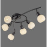 NOWOŚĆ 12155-18 LOKI LAMPA SUFITOWA CZARNY ZUMA LINE