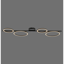 NOWOŚĆ 14211-18 MINI RITUS LAMPA SUFITOWA CZARNY ZUMA LINE