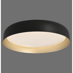 NOWOŚĆ 14216-18 OSKO LAMPA SUFITOWA CZARNY/ZŁOTY ZUMA LINE