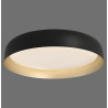 NOWOŚĆ 14216-18 OSKO LAMPA SUFITOWA CZARNY/ZŁOTY ZUMA LINE
