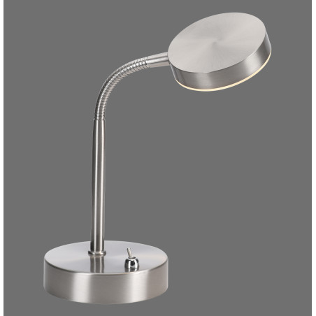 NOWOŚĆ 14419-55 HENSKEN LAMPA STOŁOWA SREBRNY ZUMA LINE