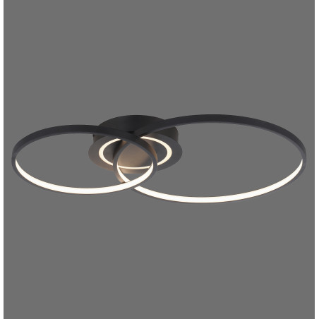 NOWOŚĆ 14540-18 ASMINA LAMPA SUFITOWA CZARNY ZUMA LINE