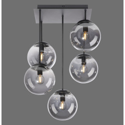 NOWOŚĆ 14602-18 BIG WIDOW LAMPA SUFITOWA CZARNY ZUMA LINE