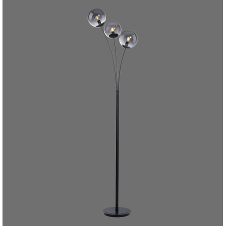NOWOŚĆ 14603-18 BIG WIDOW LAMPA PODŁOGOWA CZARNY ZUMA LINE