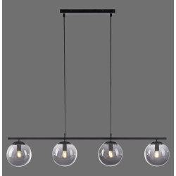 NOWOŚĆ 14604-18 BIG WIDOW LAMPA WISZĄCA CZARNY ZUMA LINE