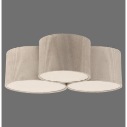 NOWOŚĆ 14890-39 DURO LAMPA SUFITOWA BEŻOWY ZUMA LINE