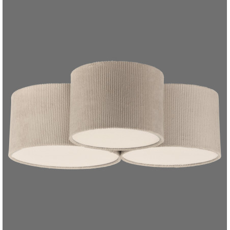 NOWOŚĆ 14890-39 DURO LAMPA SUFITOWA BEŻOWY ZUMA LINE