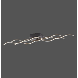 NOWOŚĆ 15166-18 WAVE LAMPA SUFITOWA CZARNY ZUMA LINE