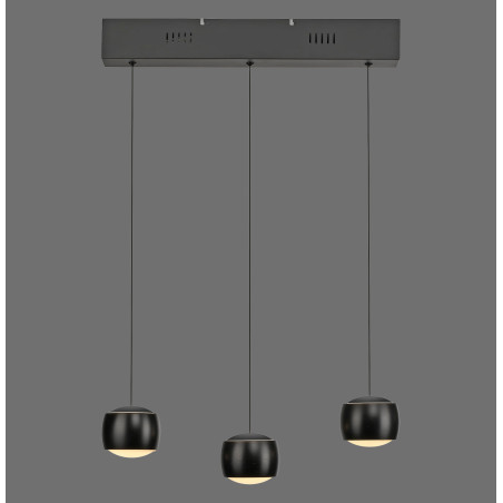 NOWOŚĆ 15261-18 BALLINI LAMPA WISZĄCA CZARNY ZUMA LINE