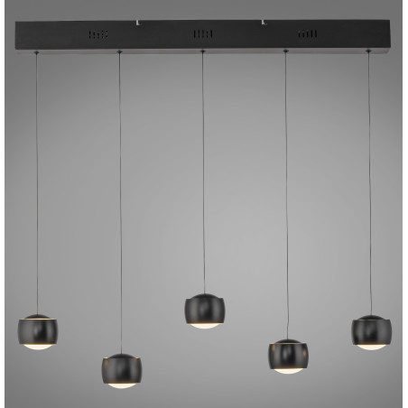 NOWOŚĆ 15262-18 BALLINI LAMPA WISZĄCA CZARNY ZUMA LINE