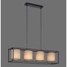 NOWOŚĆ 15305-18 RAVEN LAMPA WISZĄCA BEŻOWY/CZARNY ZUMA LINE