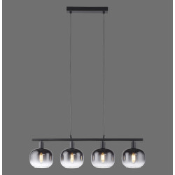 NOWOŚĆ 15421-18 ZEA LAMPA WISZĄCA CZARNY ZUMA LINE