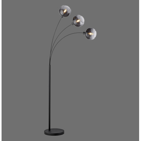 NOWOŚĆ 15422-18 ZEA LAMPA PODŁOGOWA CZARNY ZUMA LINE