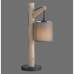 NOWOŚĆ 15784-29 GREEN TRIBU LAMPA STOŁOWA DREWNO/BEŻOWY ZUMA LINE