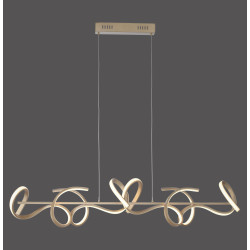 NOWOŚĆ 19033-60 CURLS LAMPA WISZĄCA MATOWY MOSIĄDZ ZUMA LINE