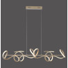 NOWOŚĆ 19033-60 CURLS LAMPA WISZĄCA MATOWY MOSIĄDZ ZUMA LINE