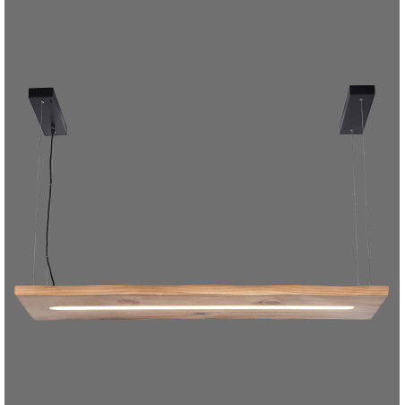 NOWOŚĆ 2625-79 PALMA LAMPA WISZĄCA DREWNO/CZARNY ZUMA LINE