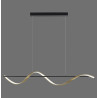 NOWOŚĆ 2385-13 Q-SWING LAMPA WISZĄCA MATOWY MOSIĄDZ/ANTRACYT ZUMA LINE