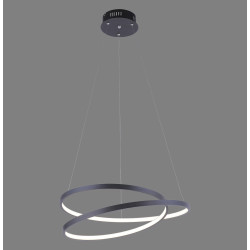 NOWOŚĆ 2472-18 ROMAN LAMPA WISZĄCA CZARNY ZUMA LINE