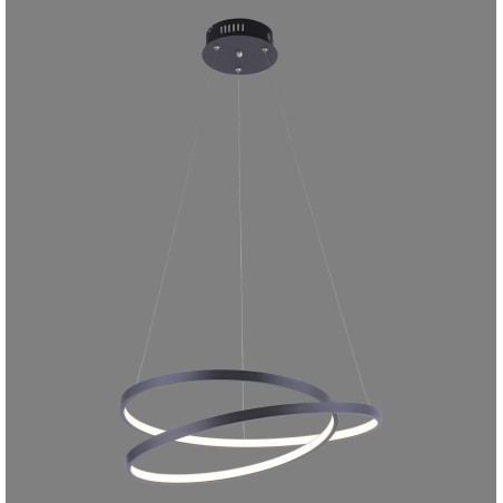 NOWOŚĆ 2472-18 ROMAN LAMPA WISZĄCA CZARNY ZUMA LINE