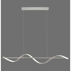 NOWOŚĆ 2385-55 Q-SWING LAMPA WISZĄCA SREBRNY ZUMA LINE