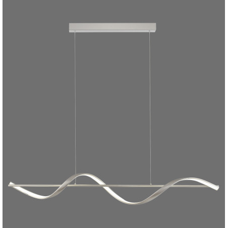 NOWOŚĆ 2385-55 Q-SWING LAMPA WISZĄCA SREBRNY ZUMA LINE