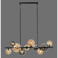 NOWOŚĆ 2583-18 POPSICLE LAMPA WISZĄCA SMOKY/BURSZTYN ZUMA LINE