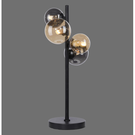 NOWOŚĆ 4585-18 POPSICLE LAMPA STOŁOWA SMOKY/BURSZTYN ZUMA LINE