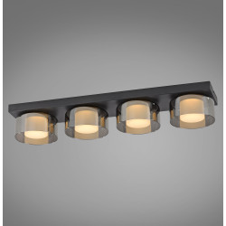 NOWOŚĆ 6164-18 RIKA LAMPA SUFITOWA CZARNY ZUMA LINE