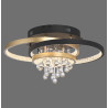 NOWOŚĆ 6267-68 ROTAZO LAMPA SUFITOWA CZARNY/MOSIĄDZ ZUMA LINE